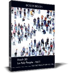 3D Dosch 3D - Lo-Poly People Vol 1 model